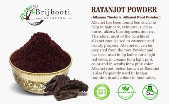 Brijbooti Ratanjot Powder Alkanna Tinctoria Alkanet Root Powder