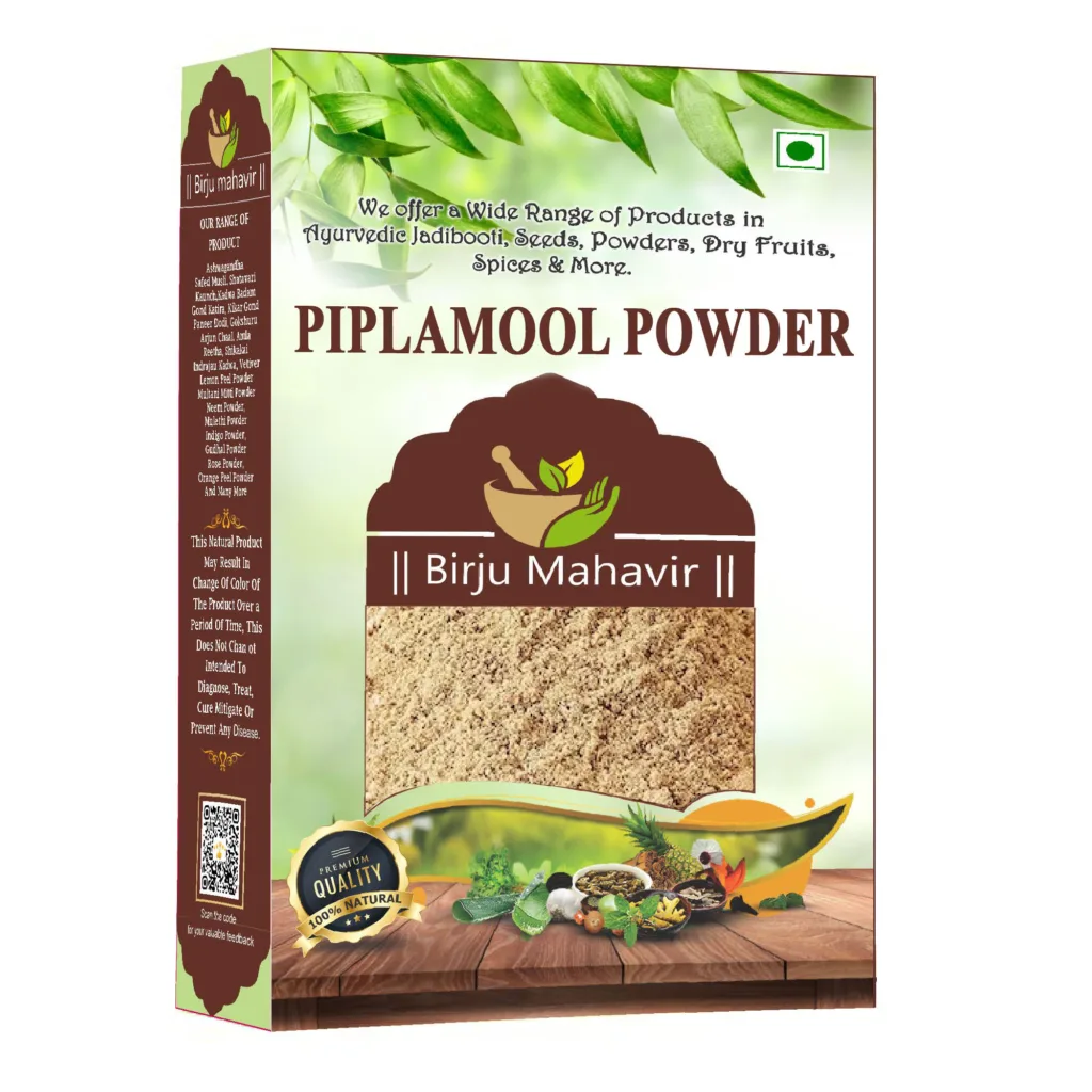 BrijBooti Pipla Mool Powder - Pippali - Piplamool Powder - Peepla Mool Powder