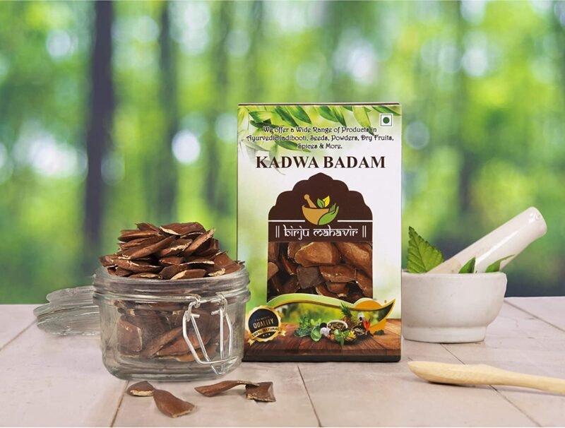 BrijBooti Kadwa Badam - Diabetes Bitter Almonds - Sugar Badam - Sky Fruit