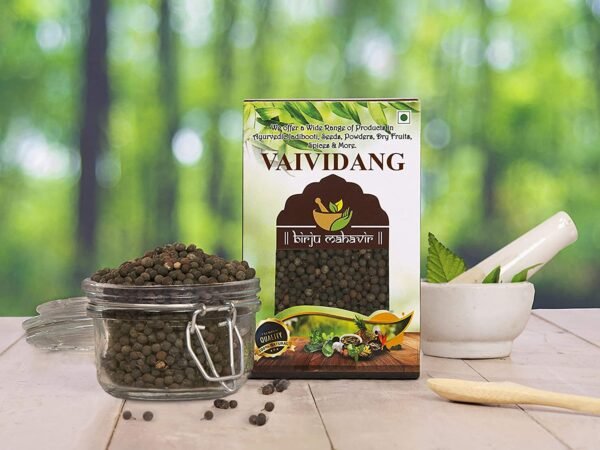 BrijBooti Vaividang - Bai Bidang - Vidanga - Embelia Ribes - False Black Pepper