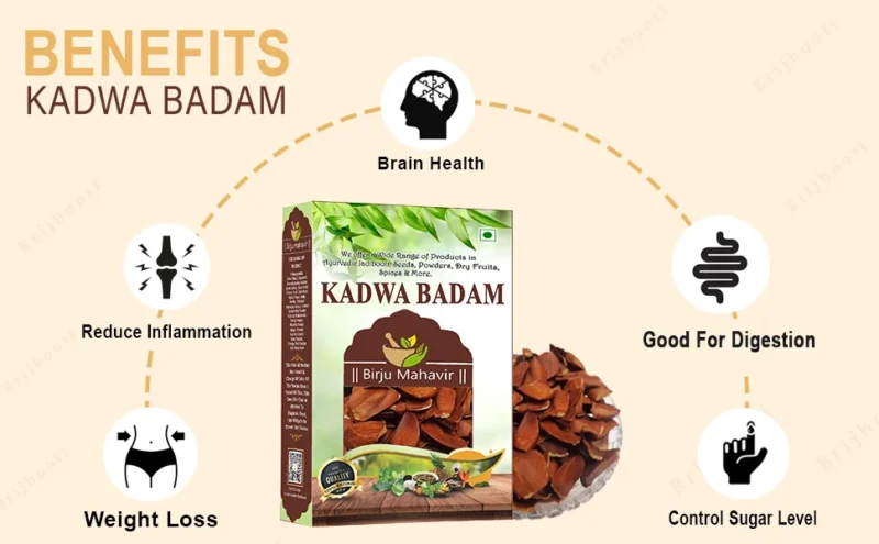Kadwa badam benefits