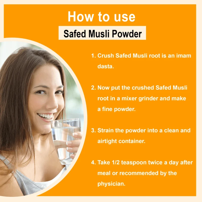 SAFED MUSLI POWDER HOW TO USE