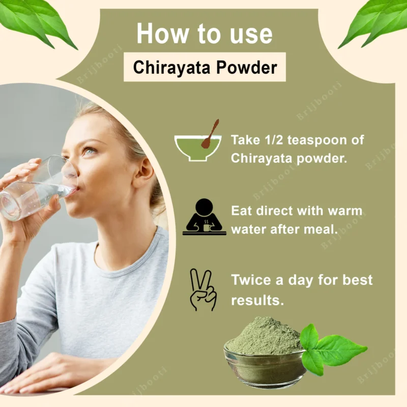 How To Use Chirayata-powder