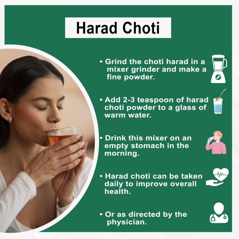 HOW TO USE HARAD CHOTI