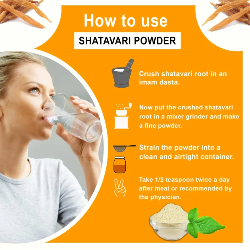 SHATAVARI POWDER HOW TO USE