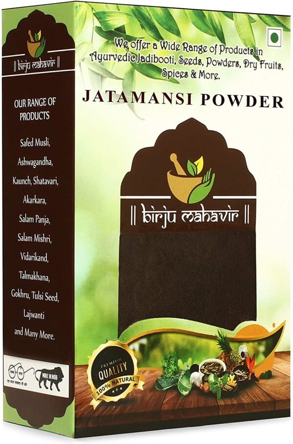 BrijBooti Jatamansi Powder - Balchar Powder for hair growth and Eating