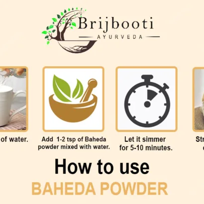 HOW TO USE -BAHEDA-POWDER