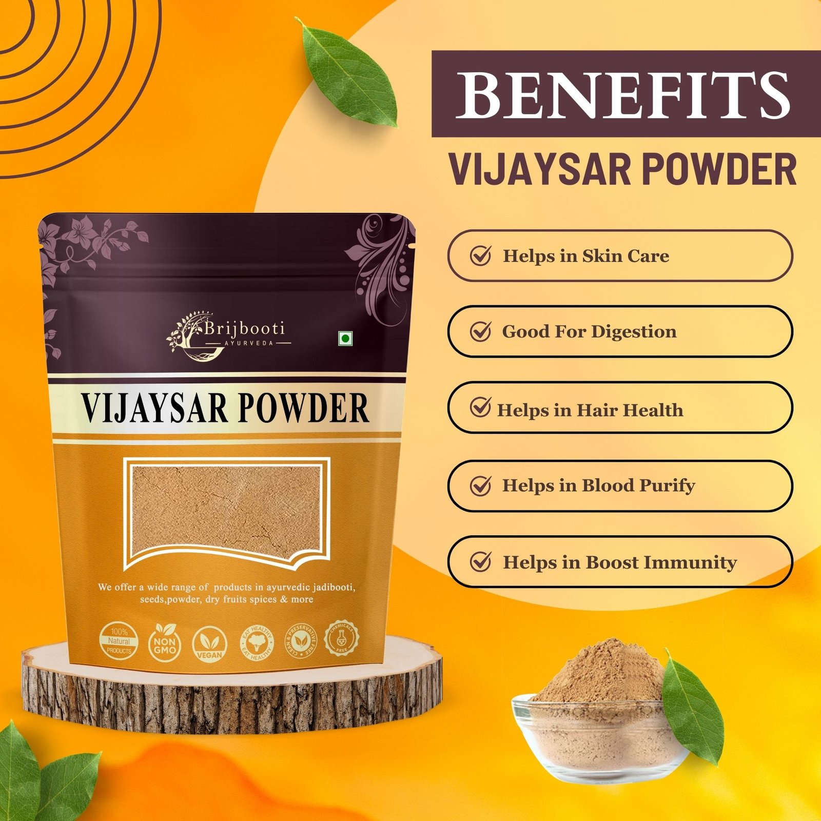 VIJAYSAR POWDER BENEFITS