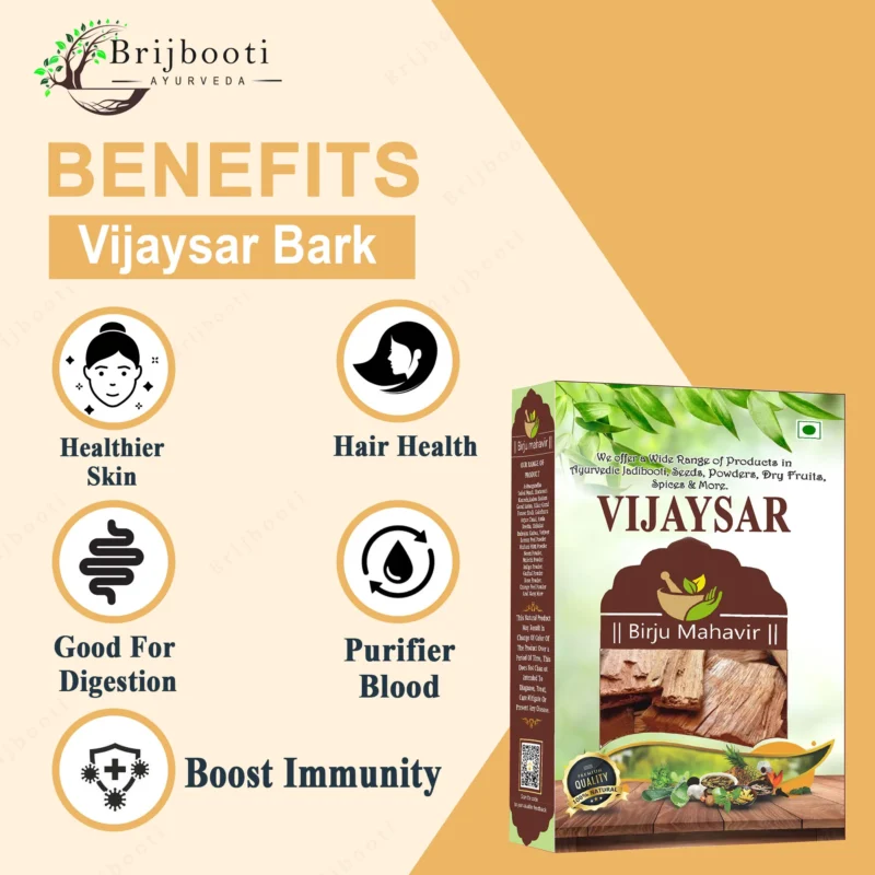 Vijaysar Bark Benefits