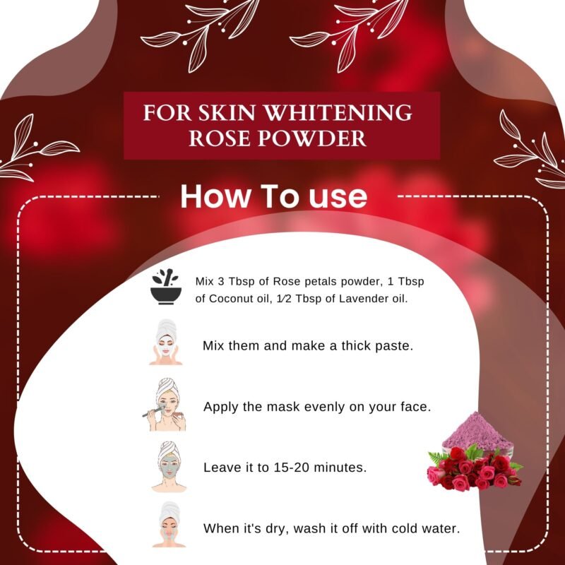 ROSE POWDER HOW TO USE