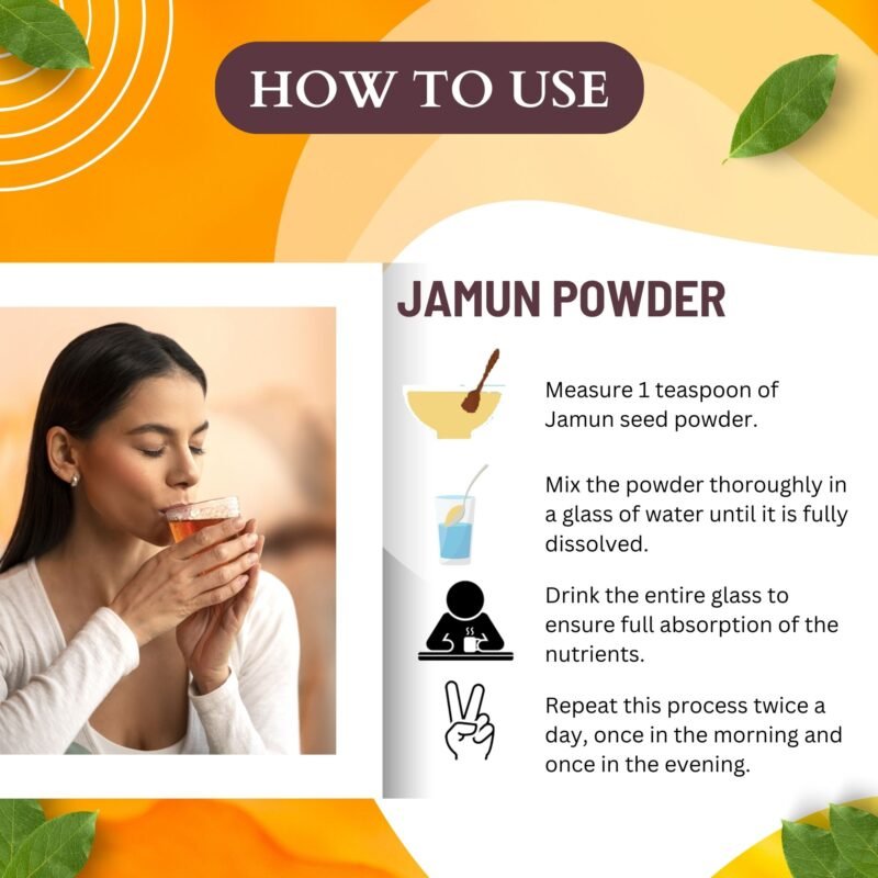 JAMUN POWDER HOW TO USE