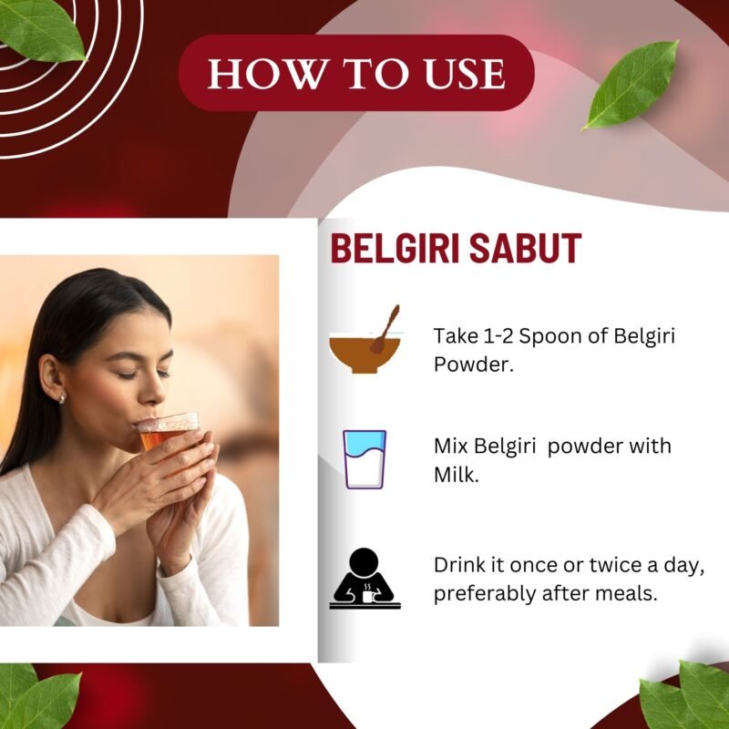 BELGIRI SABUT HOW TO USE