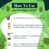 SAFED MUSLI ROOT HOW TO USE