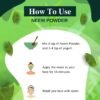 NEEM POWDER HOW TO USE