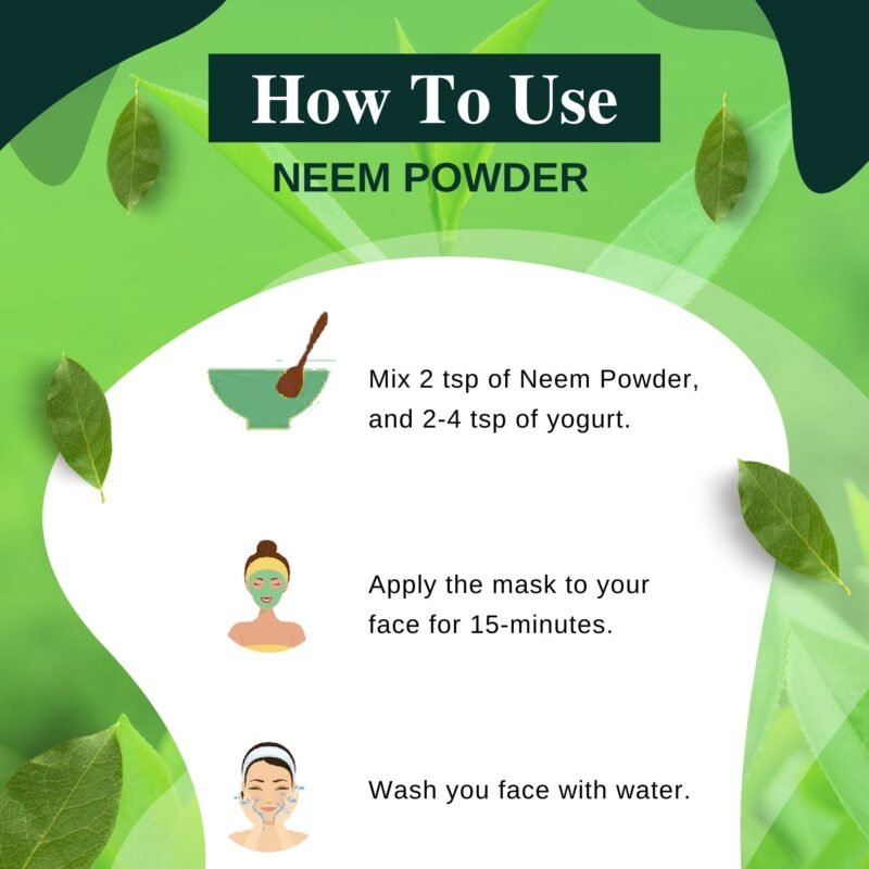 NEEM POWDER HOW TO USE