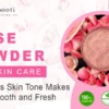 BrijBooti Rose Petal Powder For Skin, Face Pack Mask for Fairness,