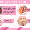 BrijBooti Rose Petal Powder For Skin, Face Pack Mask for Fairness,