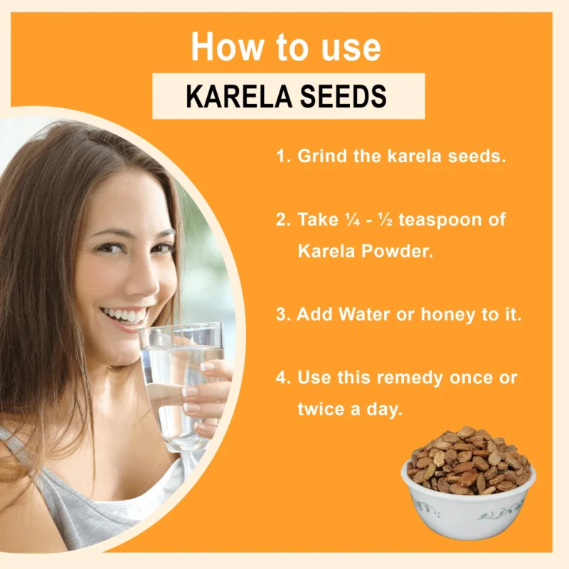KARELA SEEDS HOW TO USE