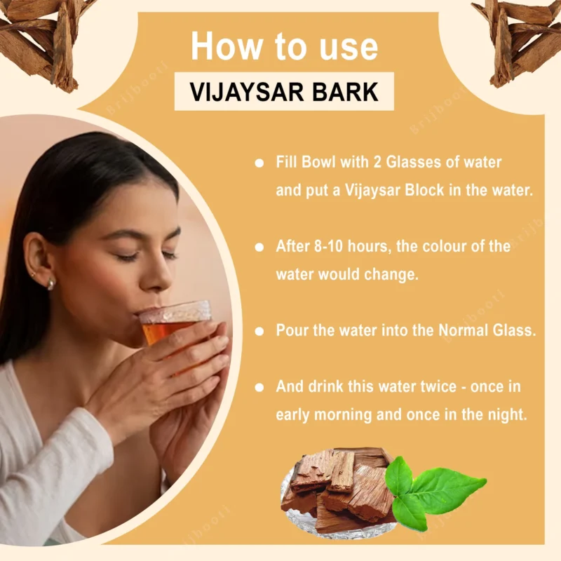 Vijaysar Bark How to use