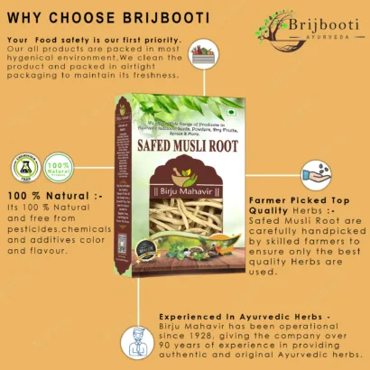 Safed Musli Root Benefits