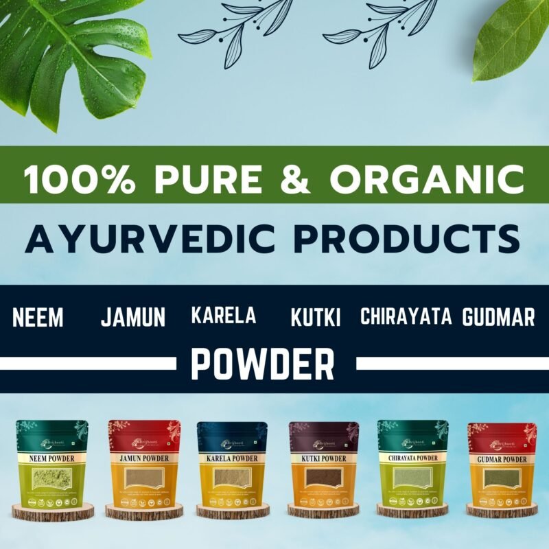 NEEM KARELA JAMUN KUTKI CHIRAYATA GUDMAR POWDER