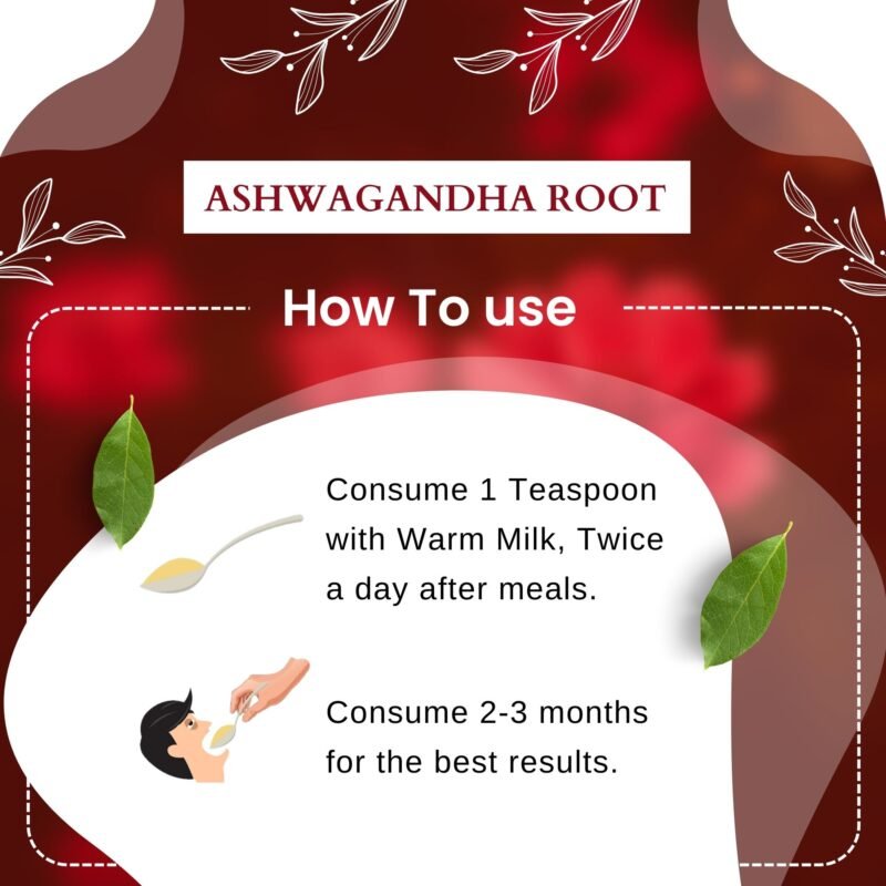 ASHWAGANDHA ROOT HOW TO USE