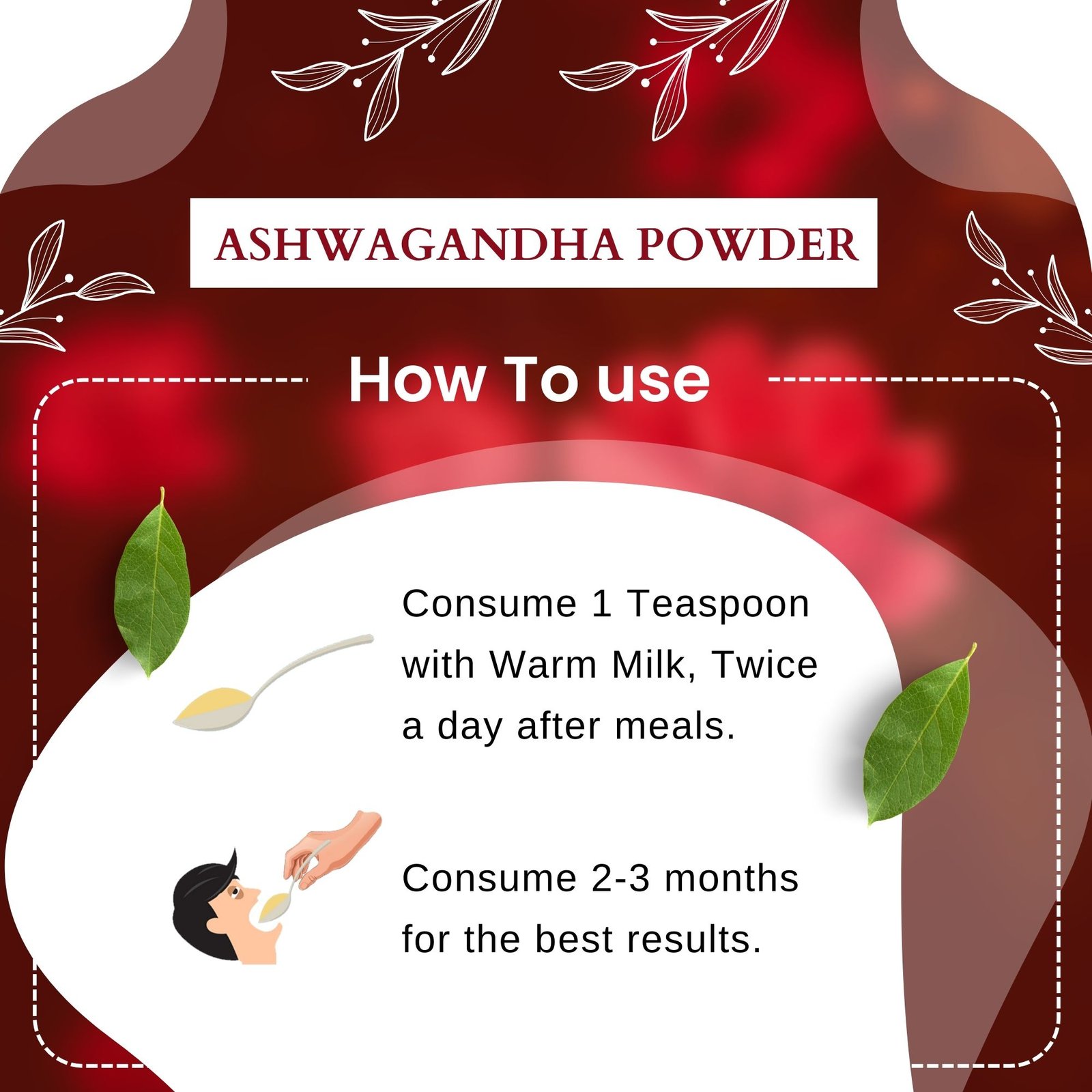 ASHWAGANDHA POWDER HOW TO USE