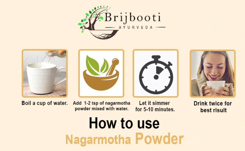 How To Use Nagarmotha Powder