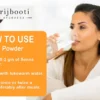 SANAY POWDER HOW TO USE