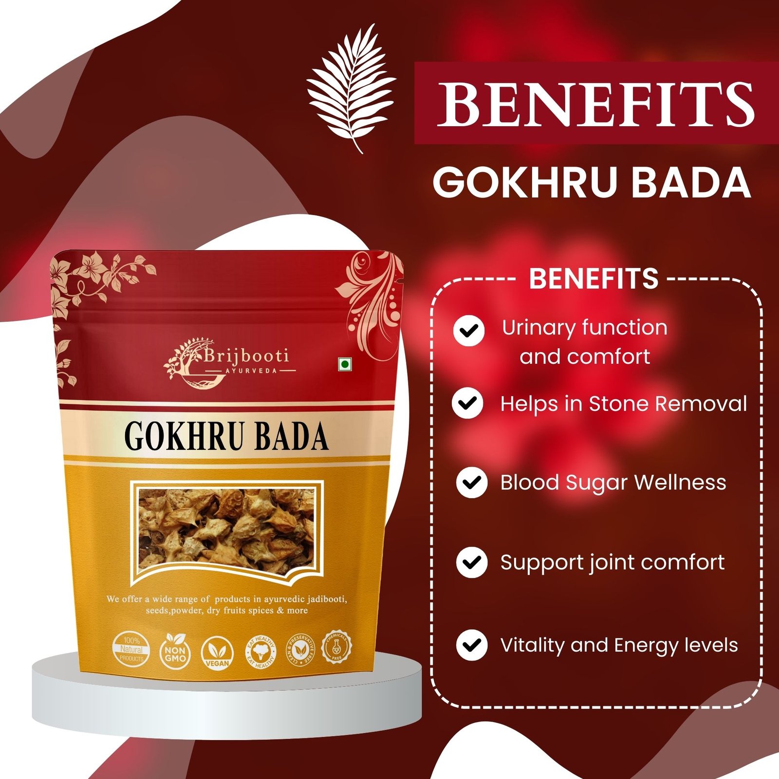 GOKHRU BADA BENEFITS