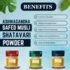 ASHWAGANDHA SAFED MUSLI SHATAVARI POWDER BENEFITS