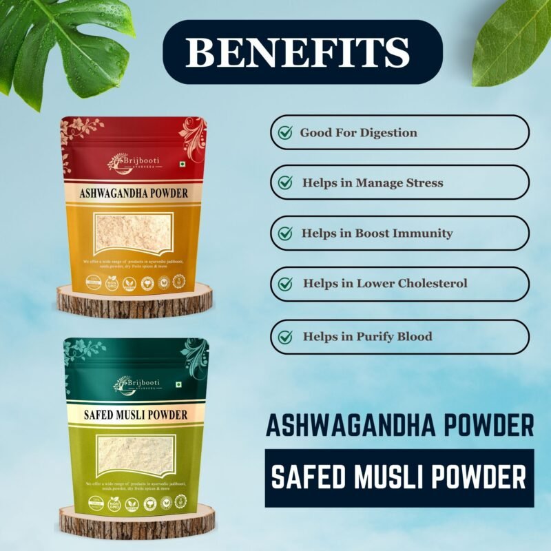 ASHWAGANDHA & SAFED MUSLI POWDER BENEFITS