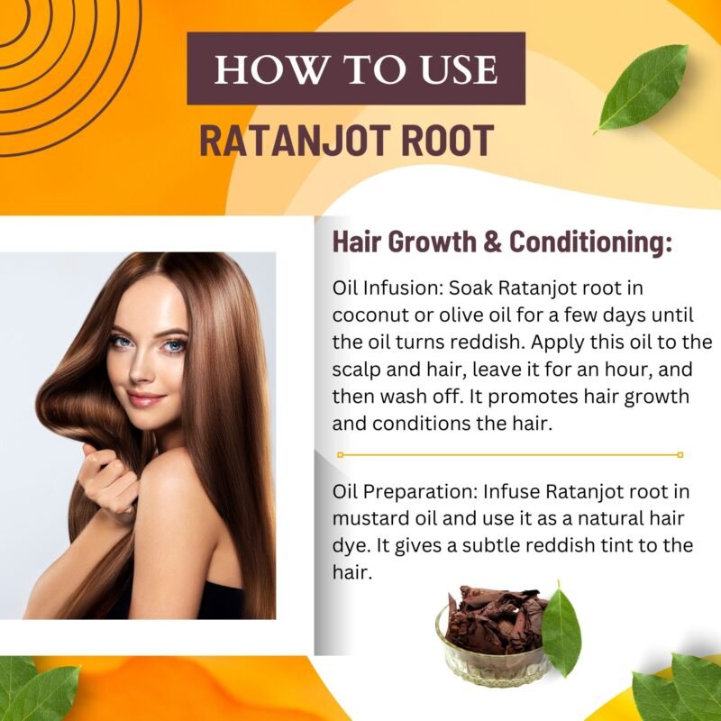 RATANJOT ROOT HOW TO USE