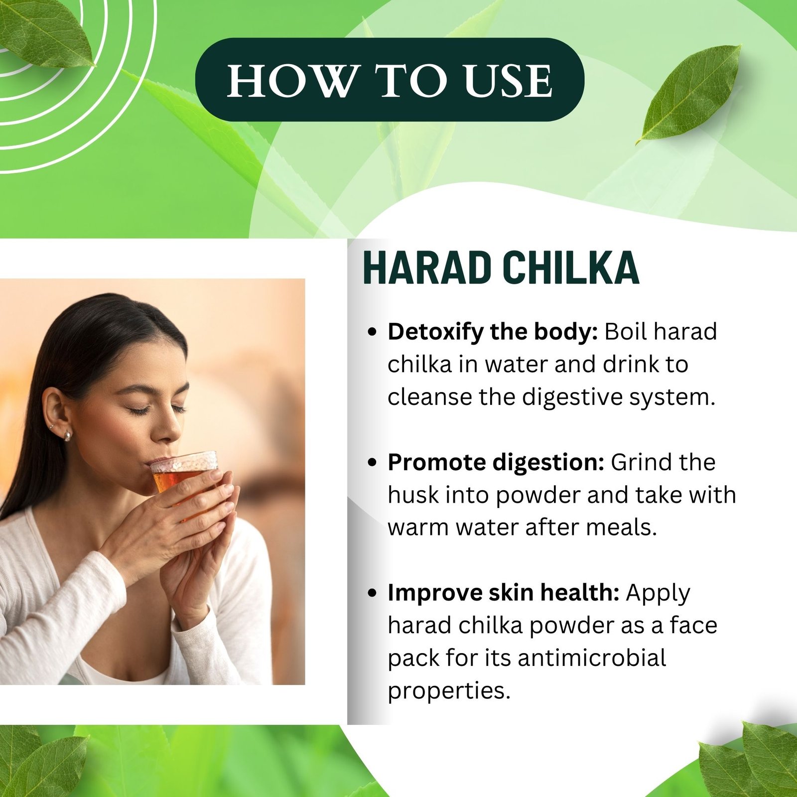 HARAD CHILKA HOW TO USE