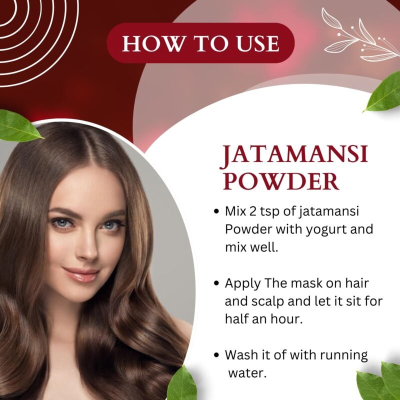 JATAMANSI POWDER HOW TO USE