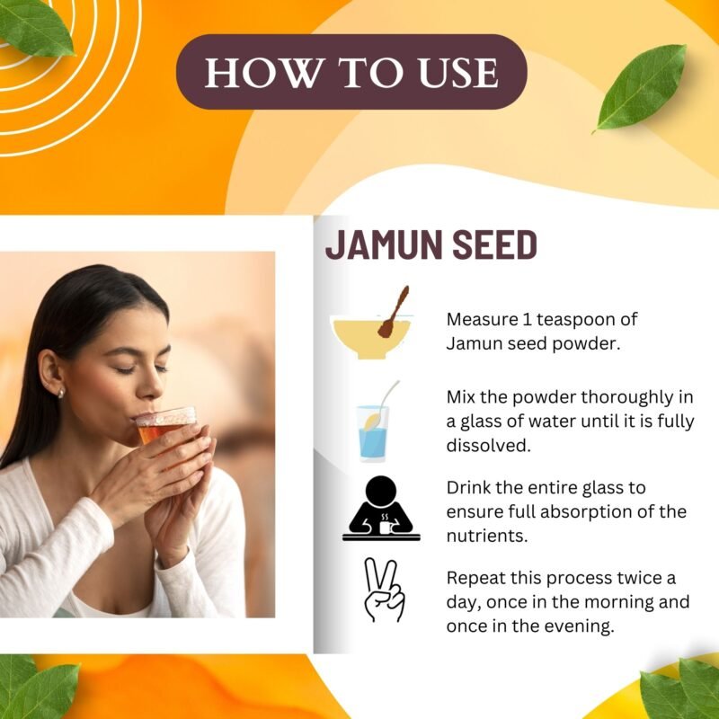 JAMUN SEEDS HOW TO USE