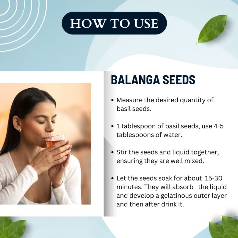 BALANGA SEEDS HOW TO USE