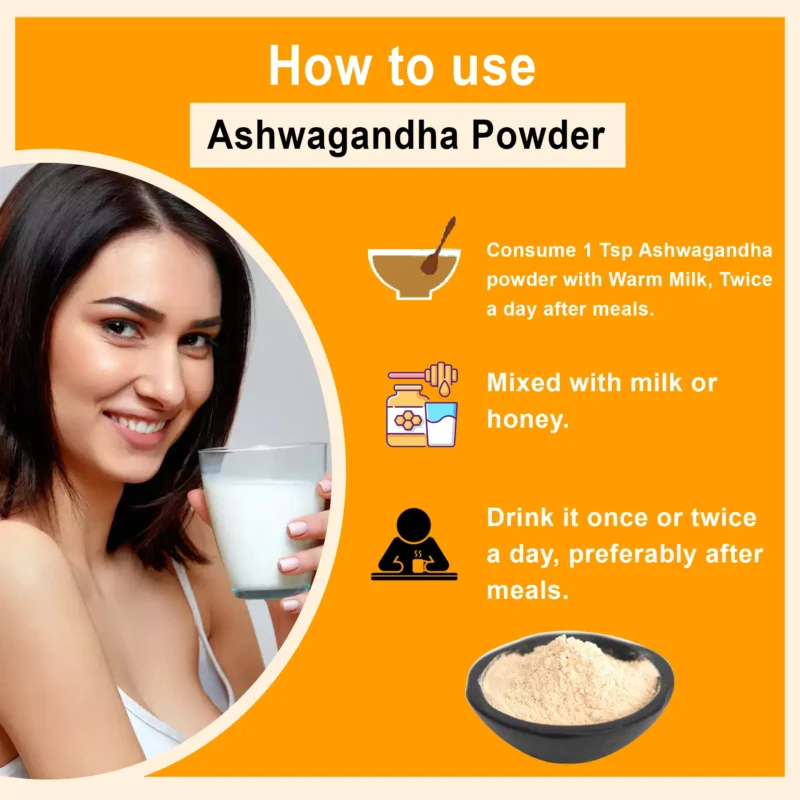 ASHWAGANDHA & SAFED MUSLI POWDER HOW TO USE