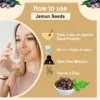 HOW TO USE JAMUN SEEDS