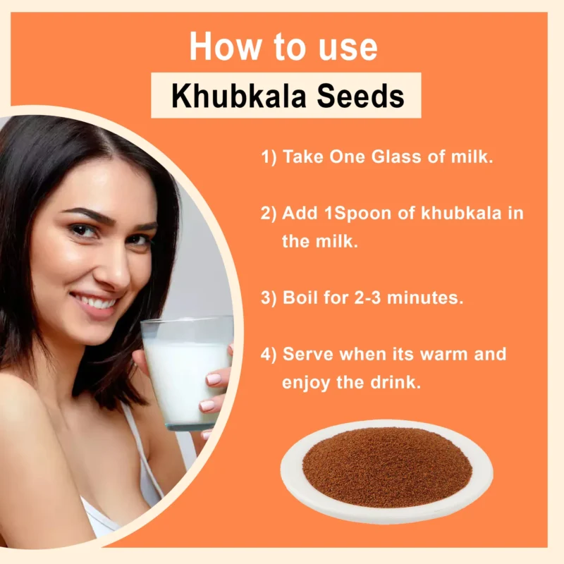 HOW TO USE KHUBKALA SEEDS