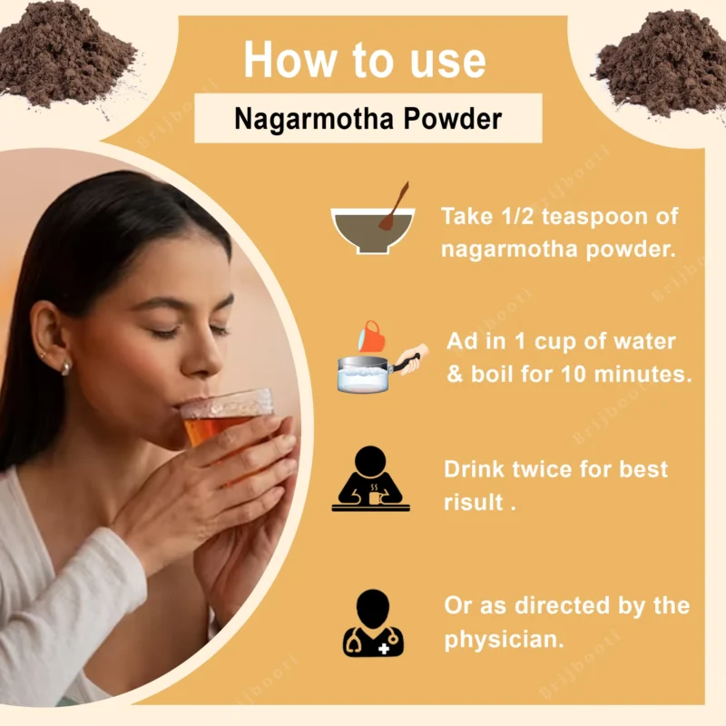 How To Use Nagarmotha Powder