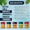 REETHA AMLA SHIKAKAI BHRINGRAJ HIBISCUS POWDER BENEFITS