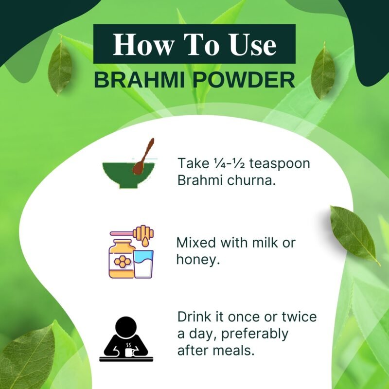 BRAHMI POWDER HOW TO USE