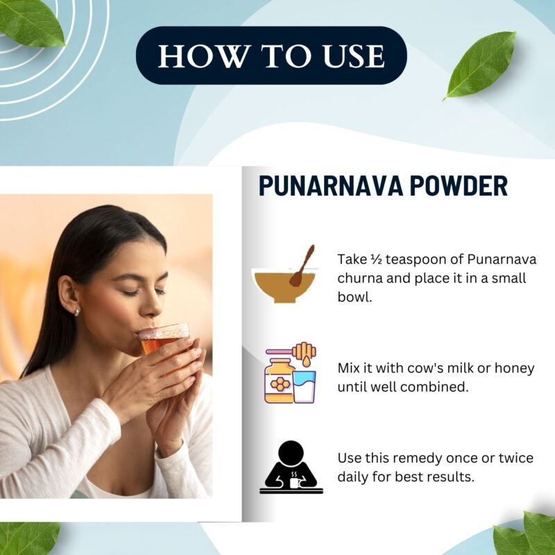 PUNARNAVA POWDER HOW TO USE