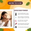 HARAD BADI POWDER HOW TO USE