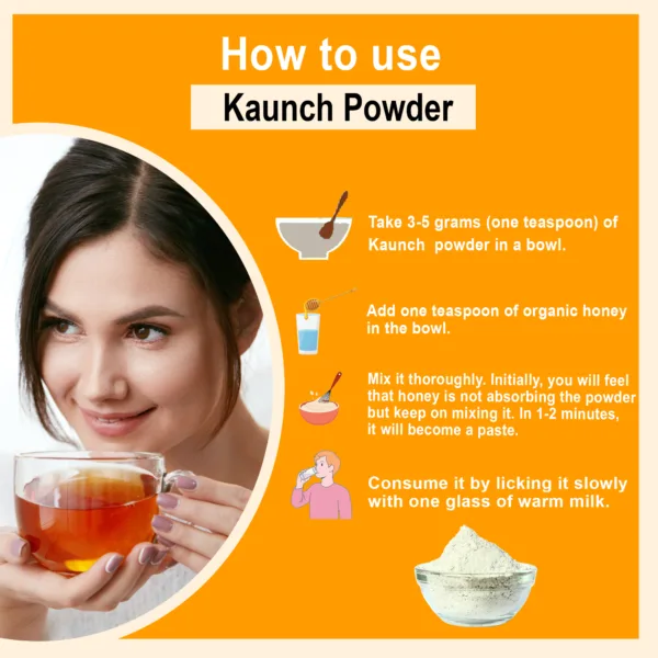 KAUNCH POWDER HOW TO USE
