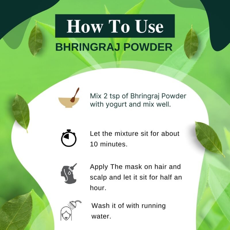 BHRINGRAJ POWDER HOW TO USE