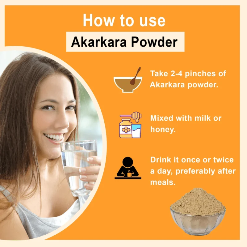 AKARKARA POWDER HOW TO USE