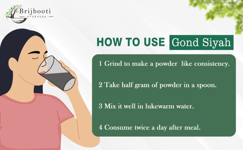 HOW TO USE GOND SIYAH