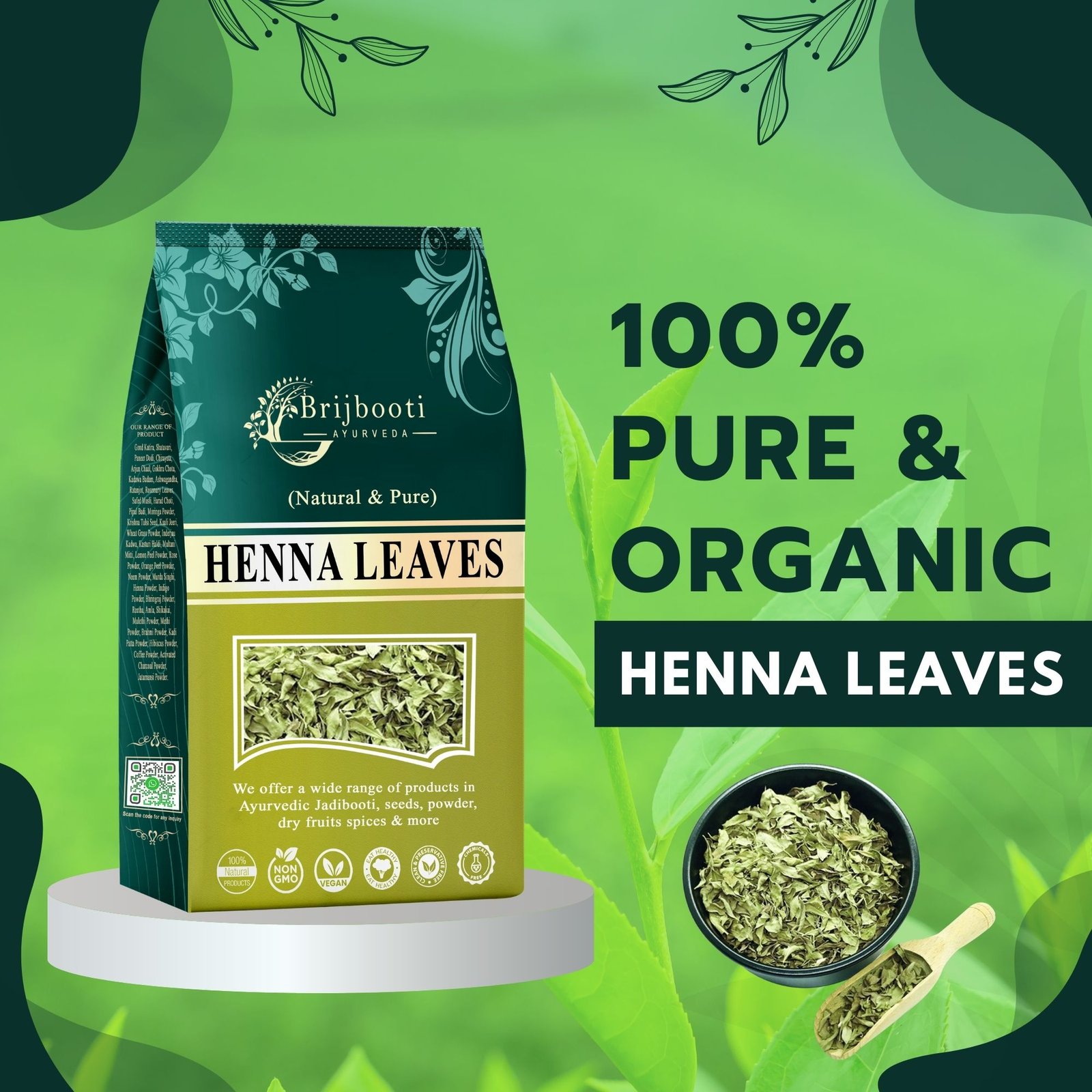 100% PURE HEENA LEAVES BENEFITS HEENA LEAVES BENEFITS